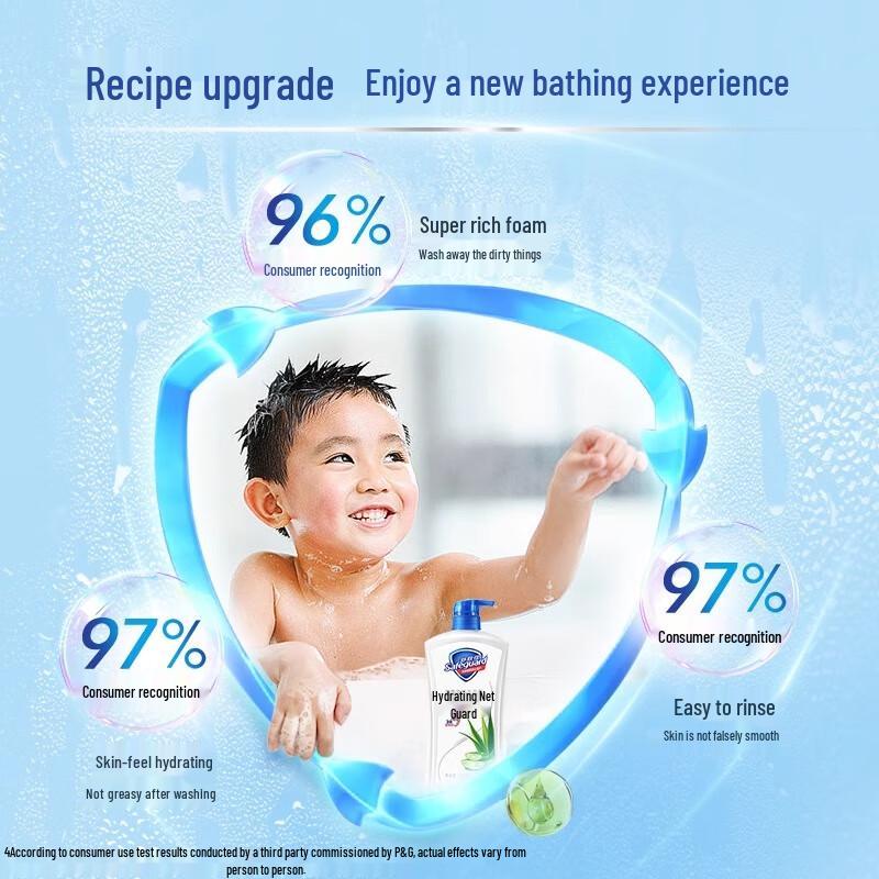 Safeguard Гель для душа Deep Clean Pure White, 5 шт.