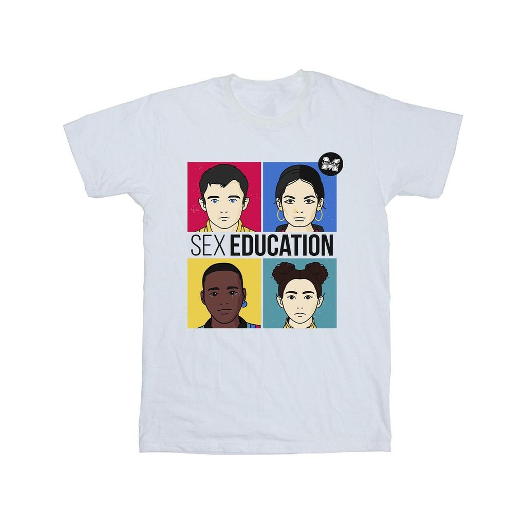 Netflix Mens Sex Education Teen Illustrated T-Shirt