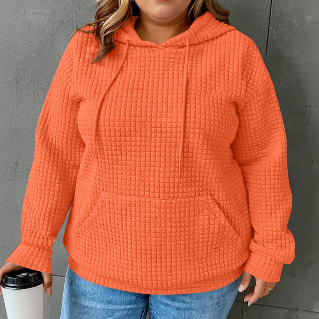 Женские толстовки с капюшоном, с длинным рукавом, повседневные, со шнурком, свитшоты, пуловер, карманы, топы