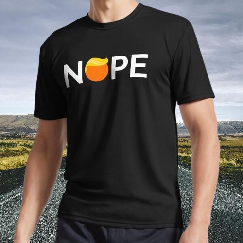New Shirt Anti-Trump - Nope Edition Active T-shirt Tops Tees Unisex Funny Size S - 5XL