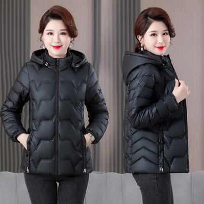 Осенне-зимняя куртка из хлопка, женская короткая куртка из хлопка, теплая короткая куртка из хлопка с капюшоном