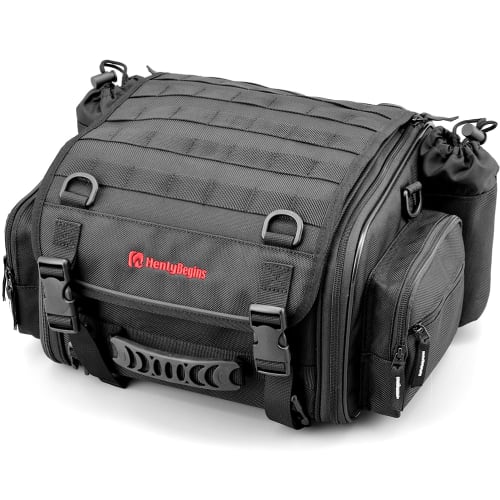 Henly Begins Daytona Motorcycle Touring Seat Bag BASIC S Size (20-26L) Small Hotel 1 Night DH-717 Black 96719