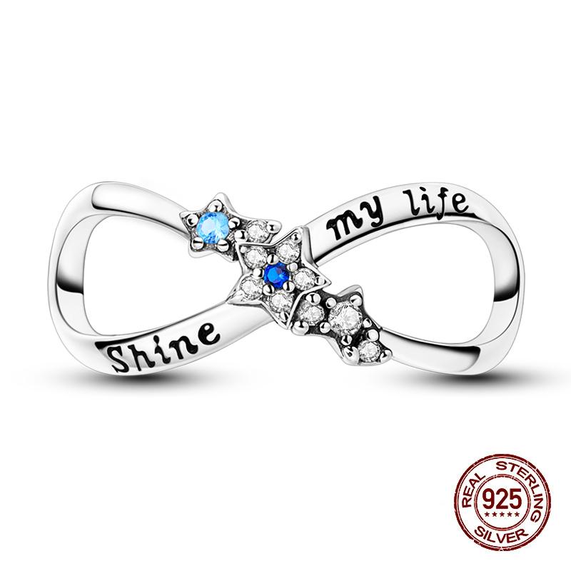 Классическая медная бабочка подсолнух перо морская звезда луна вечность бесконечность шармы бусины подходят для браслета 3 мм DIY ювелирные изделия