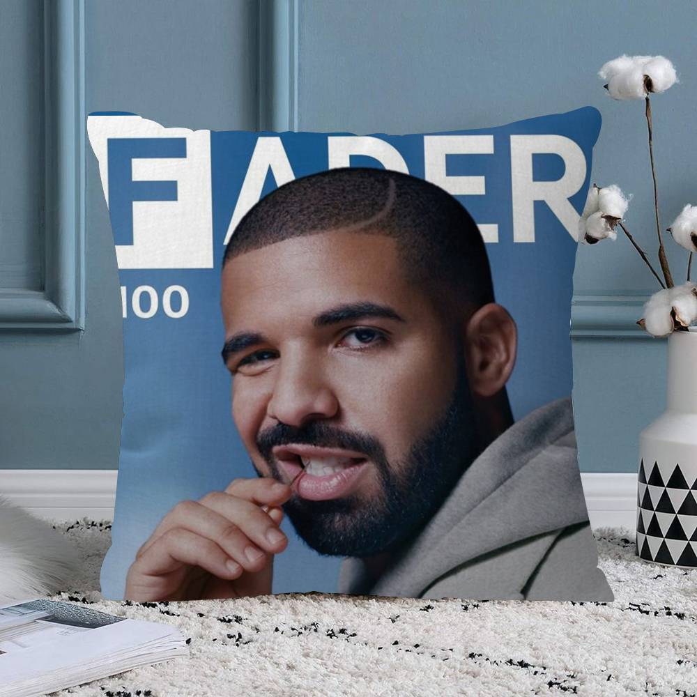 Чехол на подушку с изображением певца DDrake для Хип-хопа, для спальни, комнаты и гостиной, декоративный чехол на подушку для дивана