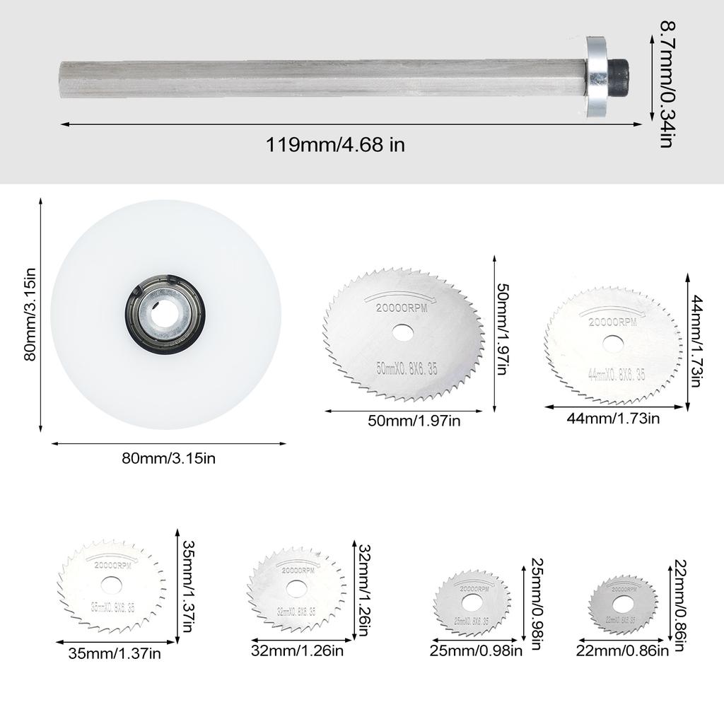 Внутренний труборез для труб из ПВХ с регулируемым глубиномером, 6 лезвий с зубьями