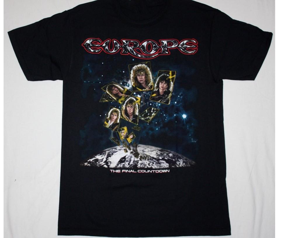 Европа Футболка Унисекс для Мужчин Женщин Хлопковая Футболка Размер S-5XL