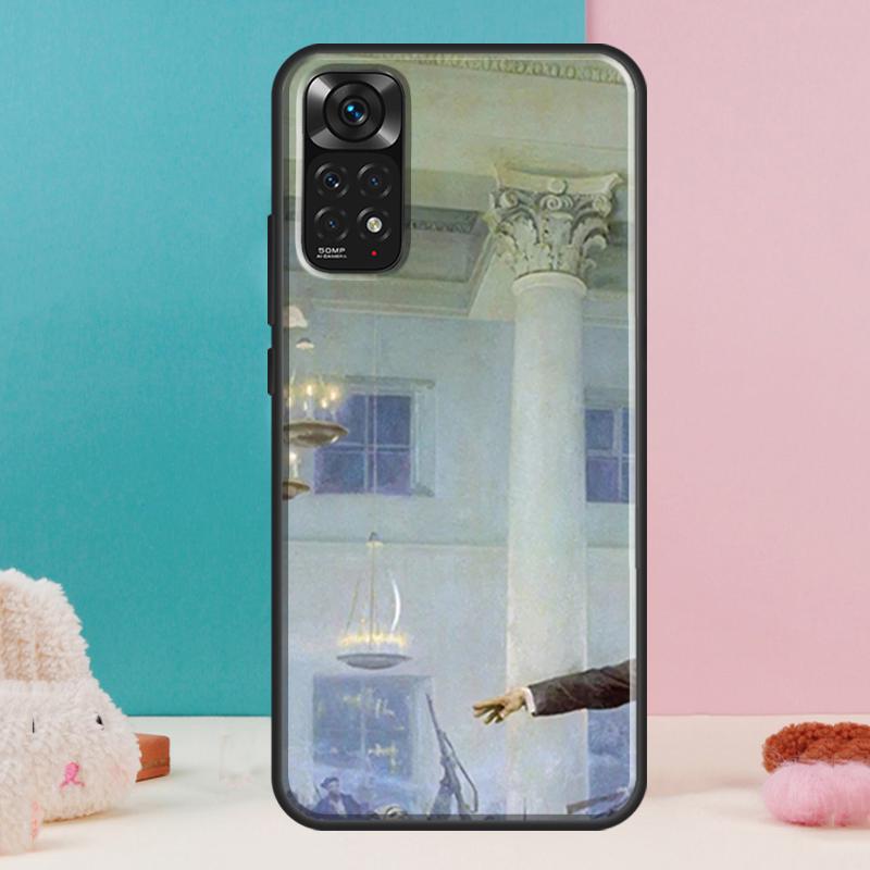 Чехол с флагом Советского Союза Ленина для Xiaomi Redmi Note 14 12 11 9 10 13 Pro 9S 10S 11S 12S Redmi 13C 10C 12C 14C