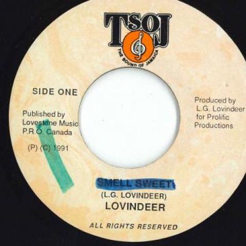 7inch Record LOVINDEER - Permit (Miss Credit) TSOJ 1991 Jamaica Reggae, Ska & Dub