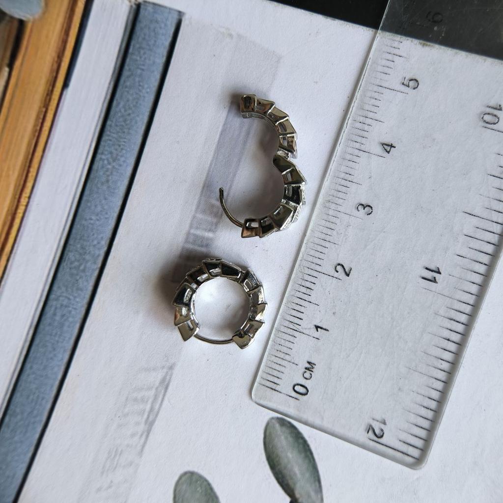 Серебряные серьги с фианитами (2190608)