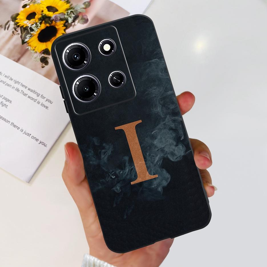 Чехол для Infinix Note 30i X6716 Роскошная задняя крышка с буквами Мягкий силиконовый чехол для телефона для Infinix Note 30 Pro Note30 Note30i Бампер