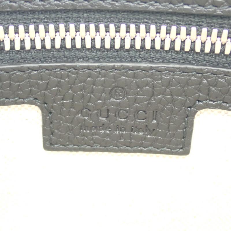 Gucci 761747_AABY7_1000 Сумка через плечо черная кожа мужская