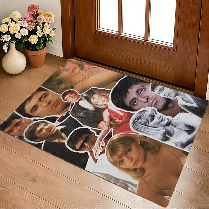 Scarface Movie Living Room Non-Slip Area Rug Soft Carpet for Bedroom Game Playroom Sofa Office Home Decor Doormat Christmas Gift C921161