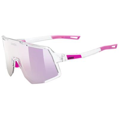 Спортивные солнцезащитные очки UV400 Зеркальные линзы Sequenze Clear [Uvex] Антизапотевание Для езды на велосипеде/Бега/Активного отдыха