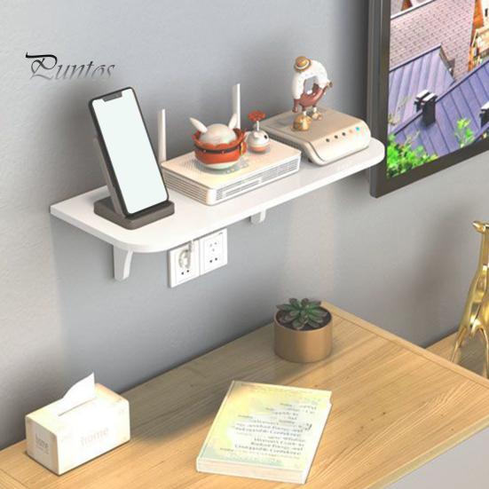 Настенная полка, маршрутизатор, органайзер для удлинителя, двухслойная конструкция, прочная несущая способность, простая установка, плавающая стойка, настенный держатель