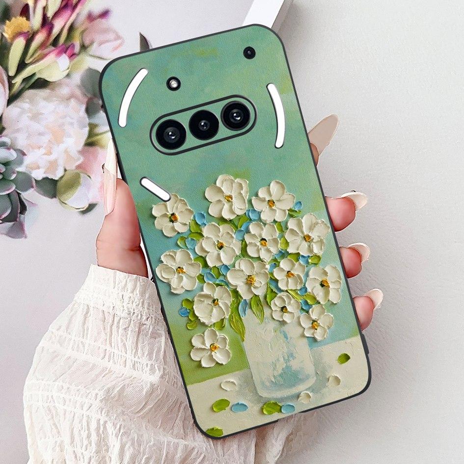 Чехол для Nothing Phone 3A 2025 A059 Модный Цветочный Кошки Мультяшный Силиконовый Мягкий Ударопрочный Чехол для Nothing Phone3A 3A Pro Бампер