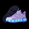 Bozong USB-зарядка LED Роликовые кроссовки