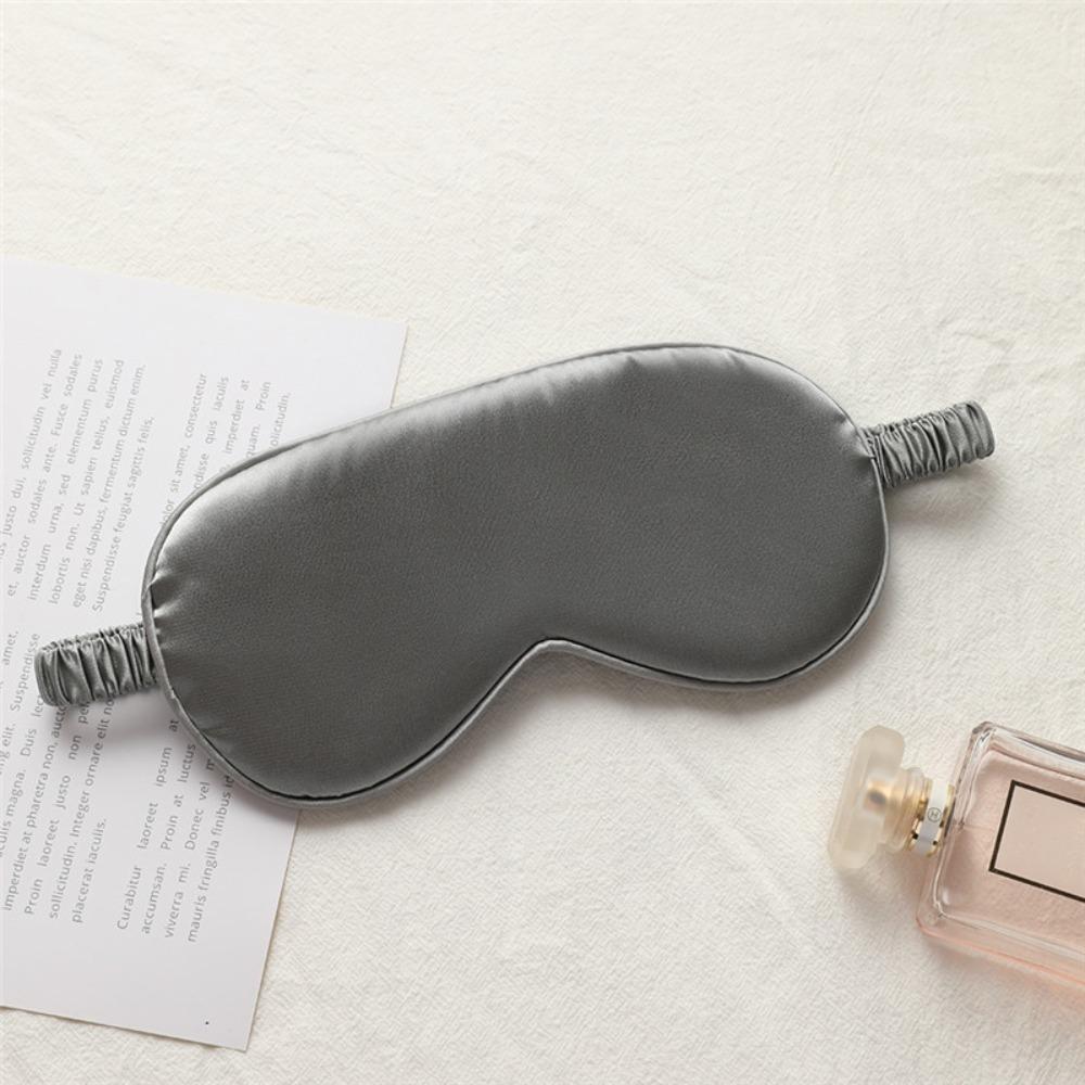 Breathable Sleep Mask Polyester Breathable Eye Mask Simulation Silk Eye Mask Travel Use
