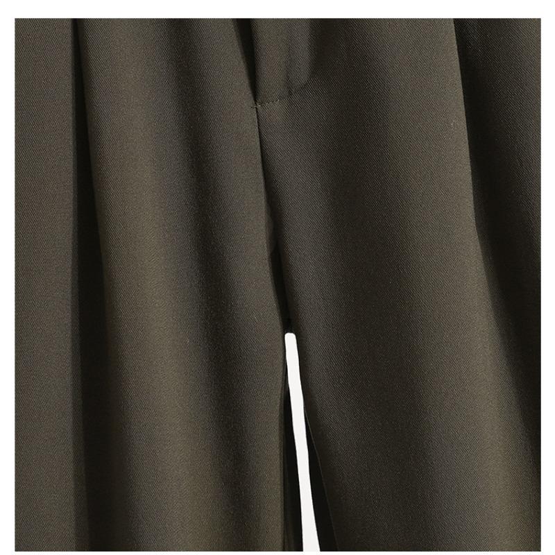 DIMANAF 2025 Большие размеры Осенние длинные брюки женские однотонные шаровары с высокой талией костюмные брюки повседневные свободные брюки новые большие размеры