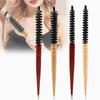 Hair Brush Small Professional Hairdresser Roll Comb Fluffy Curly Hair Wood Comb for Hairdrerssing Tool