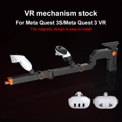 Для Meta Quest3/3S Рукоятка-кобура Держатель приклада для шутеров от первого лица Игровые аксессуары для VR-пистолета Крутая персонализированная рукоятка-кобура