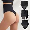 High Waist Tummy Control Thong Shapewear for Women - Plus Size, Sexy Hip Lift
