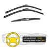 3 шт. для TOYOTA Prado 120 J120 2002-2009 22 "21" 16 "передние и задние щетки стеклоочистителя лобовое стекло резак для окон аксессуары 2005 2006 2007 2008 2009