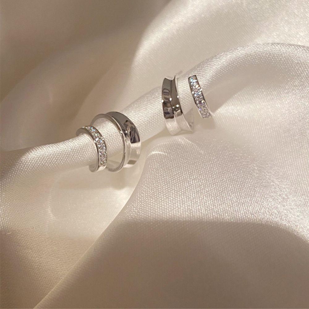 Двойной круг вечеринка подарок C-образные серьги серьги-гвоздики модные украшения корейский стиль серьги