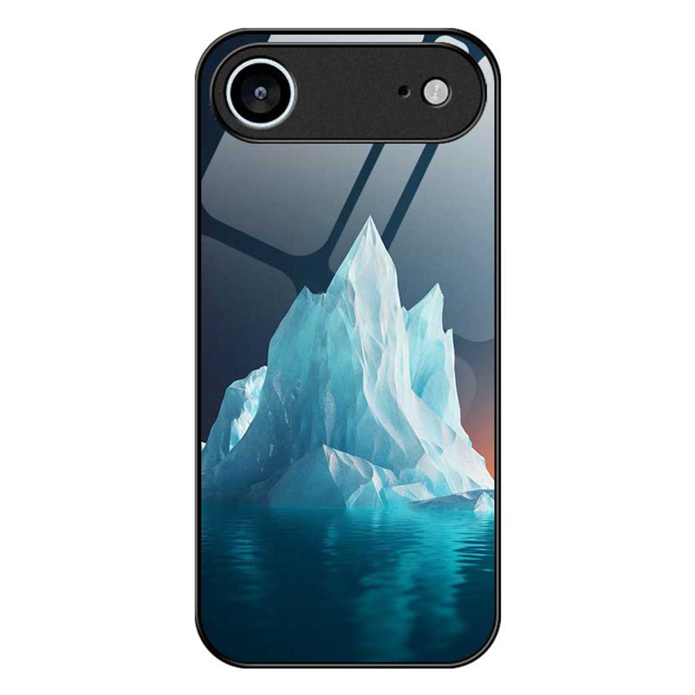Для iPhone 17 Air Чехол ПК ТПУ Закаленное стекло Печать с рисунком Ударопрочная Задняя крышка для телефона