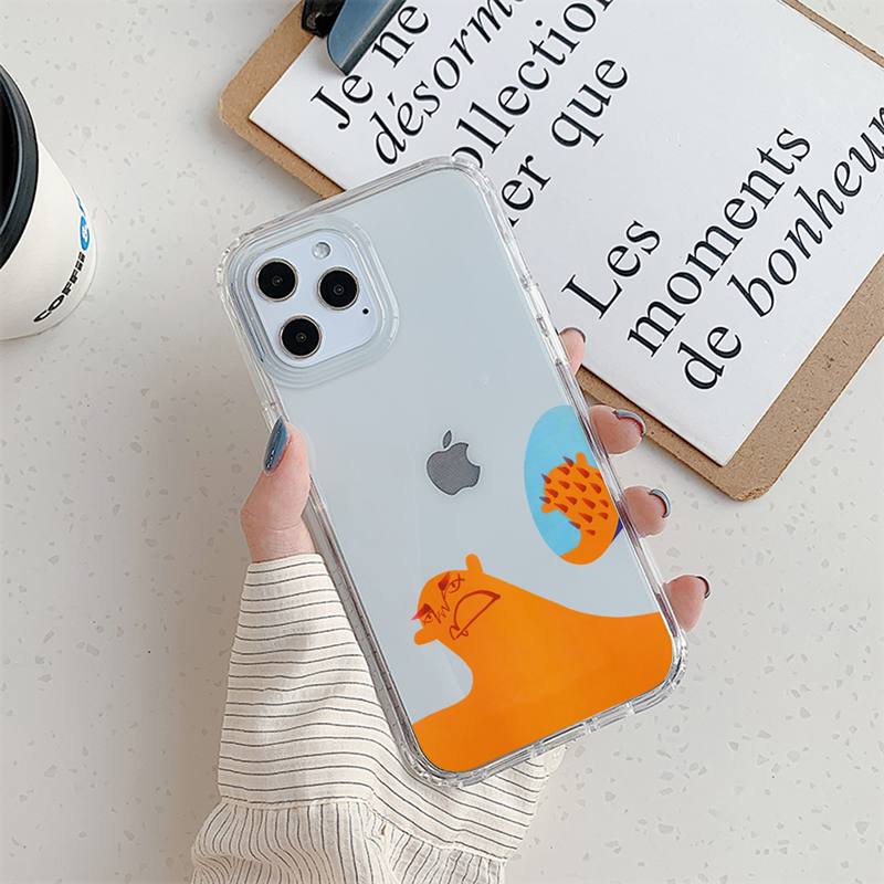 Чехол для телефона с изображением Янтаря Виттории для iPhone 11 12 Mini 13 14 Pro XS Max X 8 7 6s Plus 5 SE XR с прозрачным корпусом