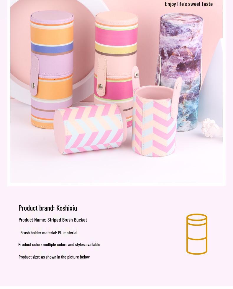 Водонепроницаемый тубус-органайзер для макияжных кистей и косметики