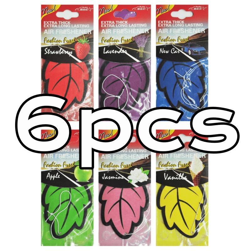 6/24 шт. Освежители воздуха для автомобиля в форме листа, таблетки из чайной бумаги с натуральным ароматом для подвешивания на зеркало заднего вида в салоне автомобиля, ароматические аксессуары