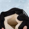 Зимние теплые ботинки для снега для мужчин, нескользящие, водонепроницаемые, на шнуровке, высокие ботинки для активного отдыха, мужские походные ботинки с подкладкой из искусственного меха для ходьбы