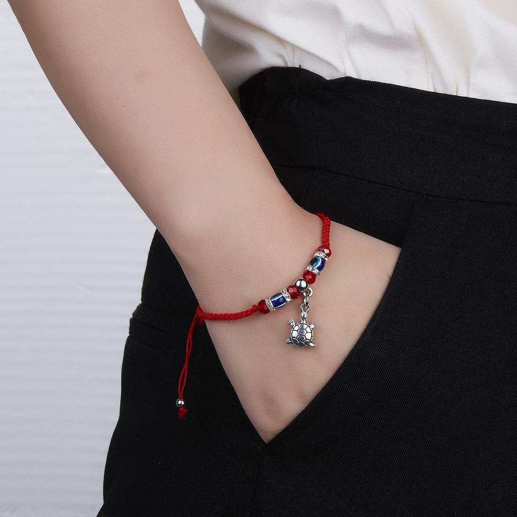 Lucky Eye Синий Сглаз Подвески Браслет Красная Нить Веревка Браслет Дружбы Для Женщин Мужчин Ручной Работы Желание Ювелирных Изделий Подарок