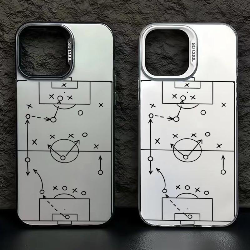 Football Tactics Board Phone Case for Redmi Note 14 13 12 Pro Plus 5G 12S 11S 10S 11 10 Redmi 12 13 13C 14C Matte Cover