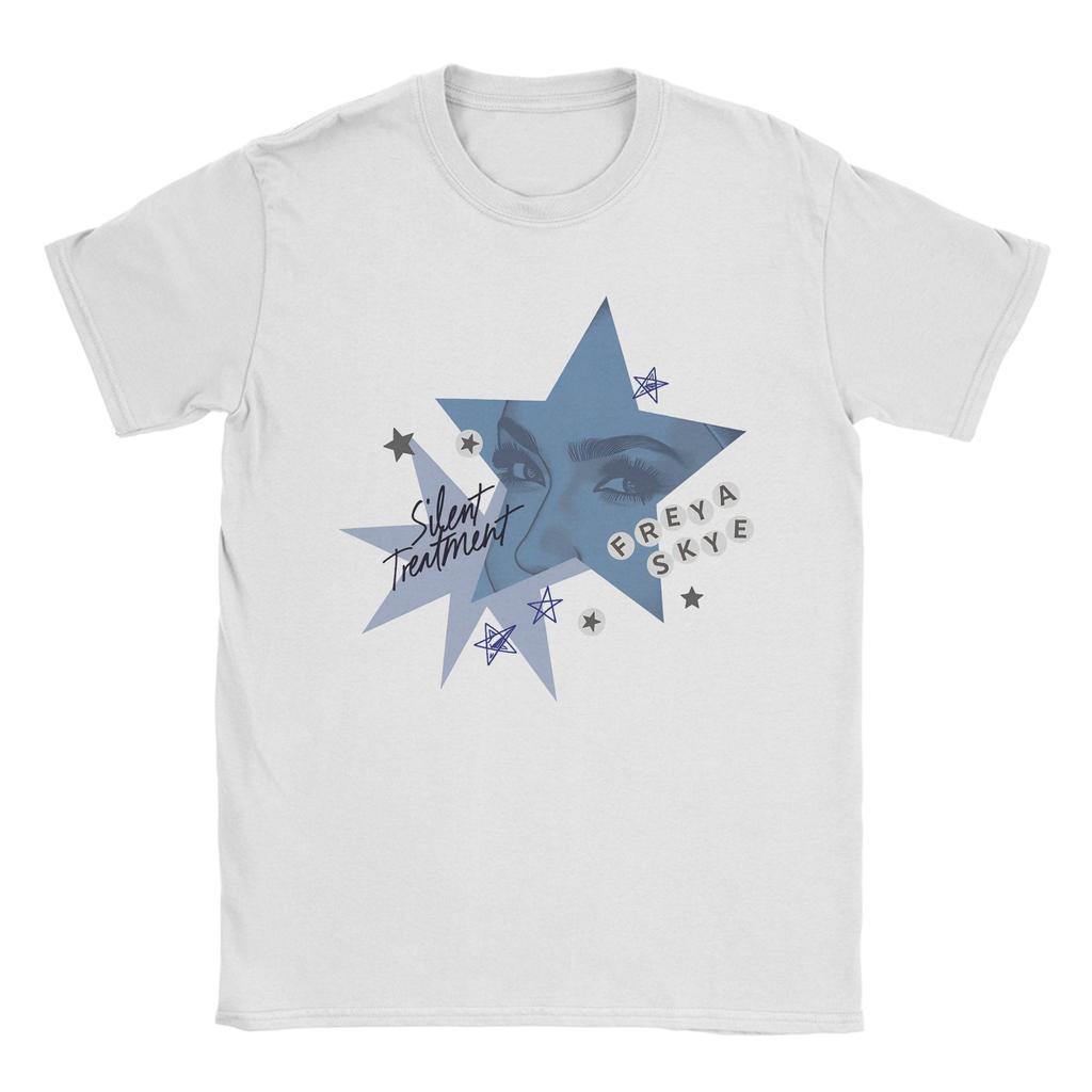 Vintage Freya Skye Music TShirt for Men O Neck Pure Cotton T Shirt Short Sleeve Tees Graphic Printed Tops