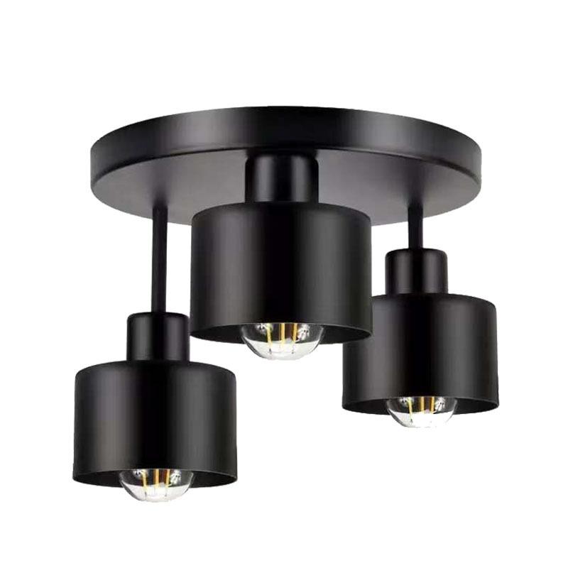 Современные черные кухонные светильники с абажуром, потолочный светильник