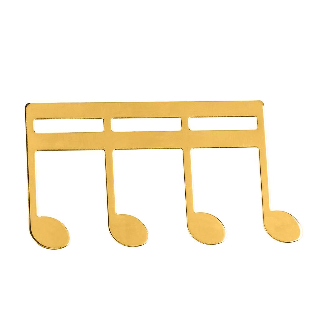 Music Book Clip Metal Portable Book Page Holder Clip for Piano Guitar Sheet Music Stand Gold