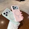 Применимо к iPhone17promax чехол для мобильного телефона из жидкого силикона с магнитом Apple 16 с большим отверстием, ощущение кожи, противоударный защитный чехол
