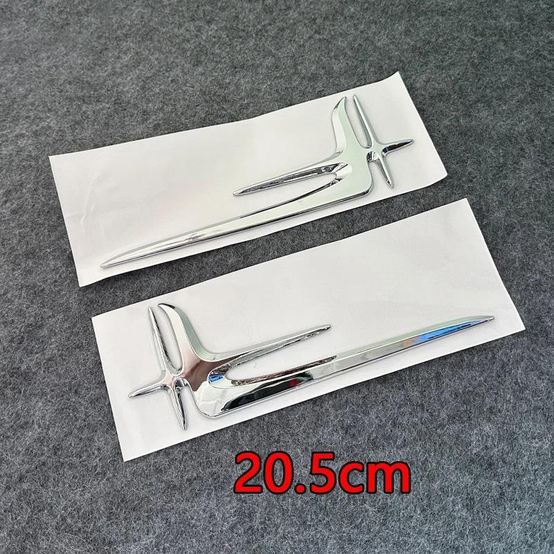 For Mercedes Benz fender side angel wing labels C-class E-class C200L extended version refit accessories pair decals stickers PM1
