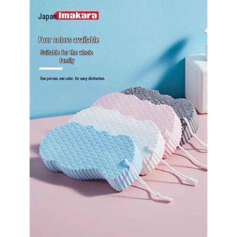 3D Губка для ванны в виде рыбьей чешуи - Детское полотенце для растирания и отшелушивания