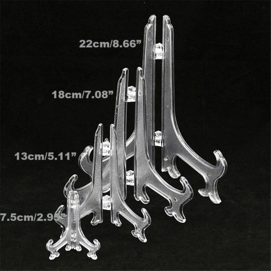 Держатель для дисплея тарелок, экологически чистый, для дома, переносная фоторамка, подставка для дисплея тарелок, мольберт, прочная, глянцевая, треугольная структура