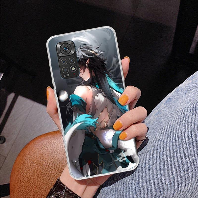 Чехол для телефона Honkai Star Rail Dan Heng для телефона для Xiaomi Redmi Note 15 14 14S 13 Pro Plus 12 12S 11S 11E 10S 10 11T 5G Uni
