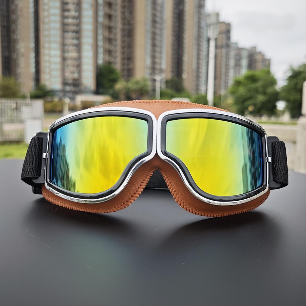 motorcycle man goggles Windbreak Ventilate Outdoor Sport Equipment Senior glasses Summer Outdoor Sport Retro sunglasses cycling2