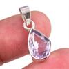 Natural Pink Amethyst Gemstone 925 Solid Sterling Silver Jewelry Pendant 1" U2i58