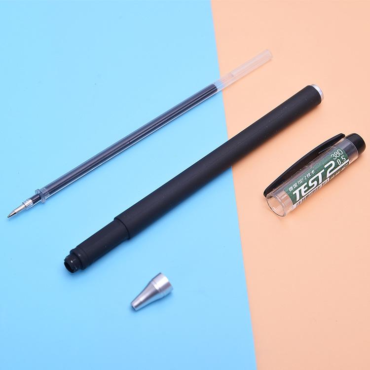 0.5mm Gel Pen with Frosted Barrel and Bullet Tip - Water-Based and Ideal for Office Use