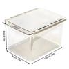 Drawer Style Storage Box Under The Mirror Cabinet Transparent Bathroom Cotton Stick Makeup Cotton Bathroom Pull-Out Storage