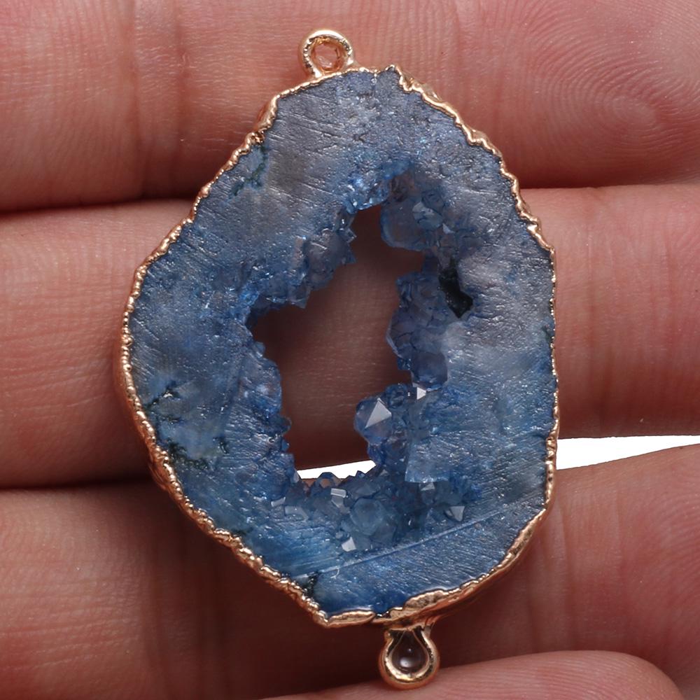 Агат в оправе для изготовления браслетов подвесок