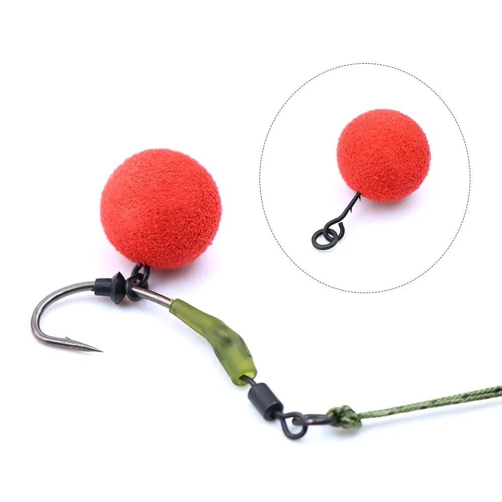 20pcs With Hook Barbs Carp Fishing Accessories Maggot Pin Hair Rig Method Feeder Freshwater Fishing