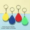 Magnifier Keychain 10X Magnification Foldable Portable Mini Magnifying Glass with Key for Outdoor Reading Magnifier