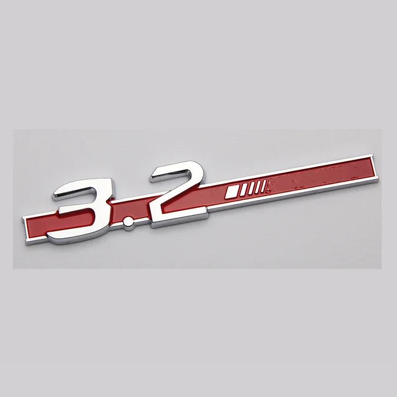 3d ABS Chrome Black Logo 3.2 5.5 6.5 6.3 A/m-g Emblem Sticker Car Fender Side Badge Accessories